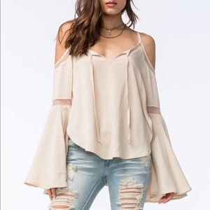 Others Follow Cold Shoulder Top